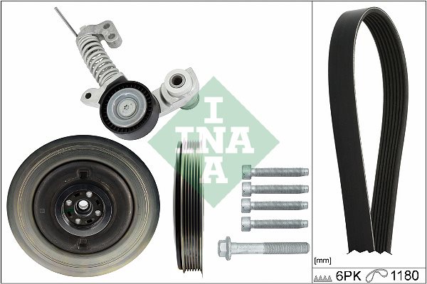 Zestaw paska wieloklinowego do Volvo, 529 0374 21, INA w ofercie sklepu e-autoparts.pl 